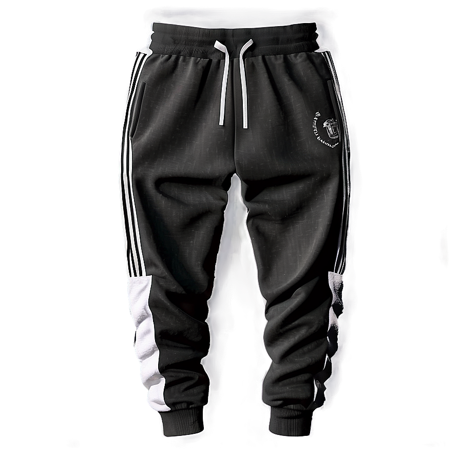 Thick Black Sweatpants Png 06132024 PNG image