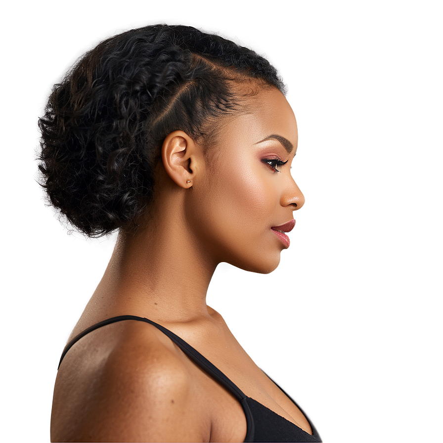 Thick Hair Edges Png 96 PNG image