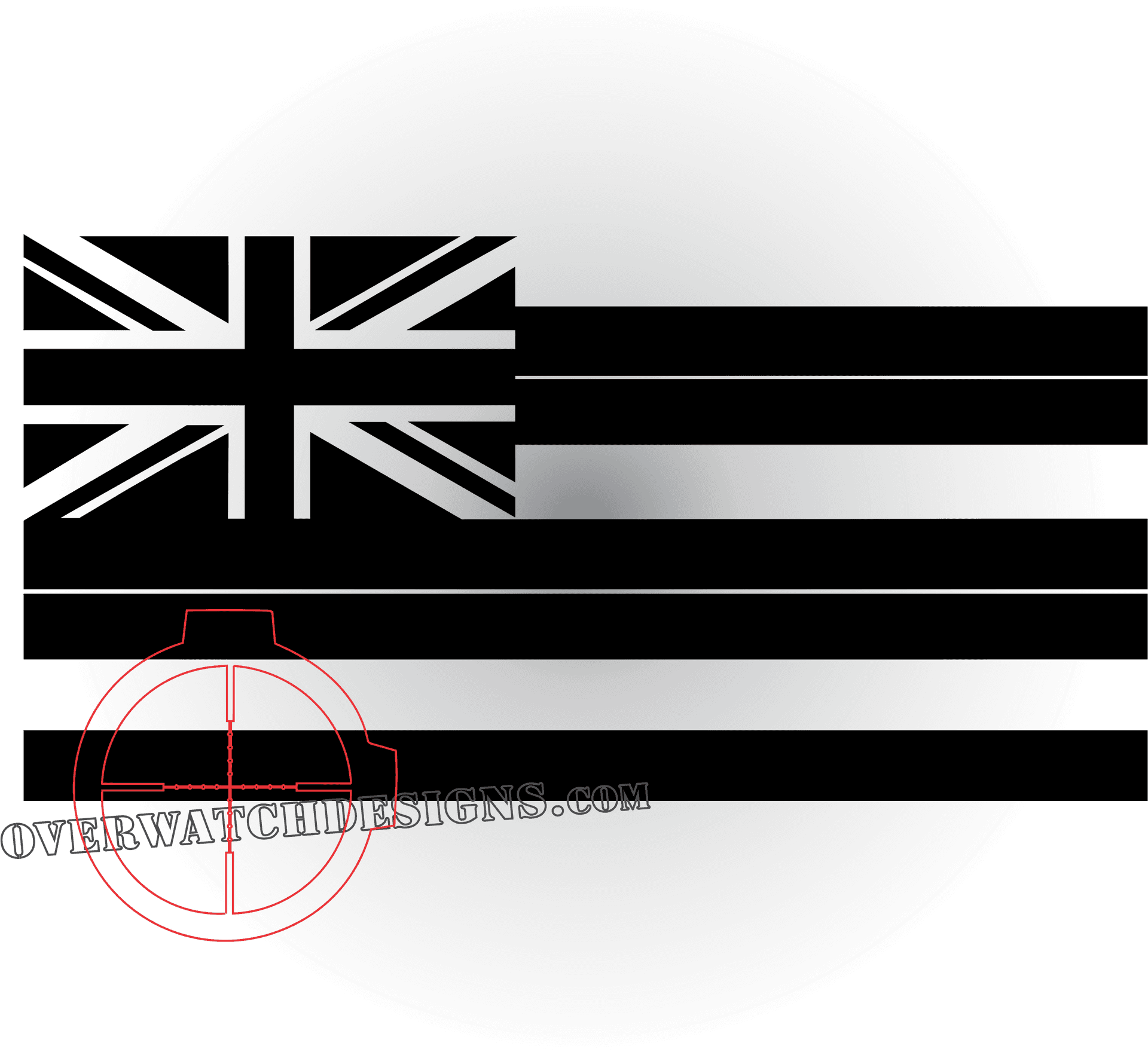 Thin Blue Line U K Flag Overlay PNG image