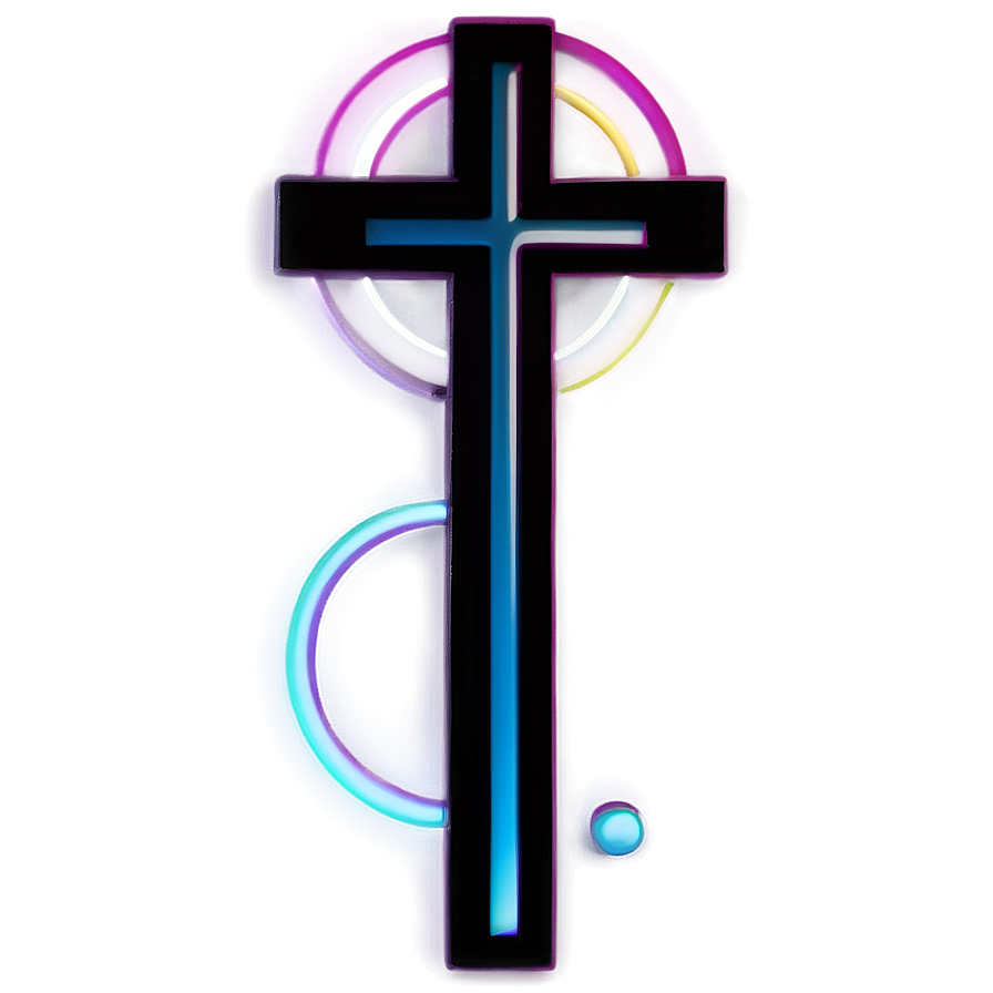 Thin Cross Sketch Png 74 PNG image