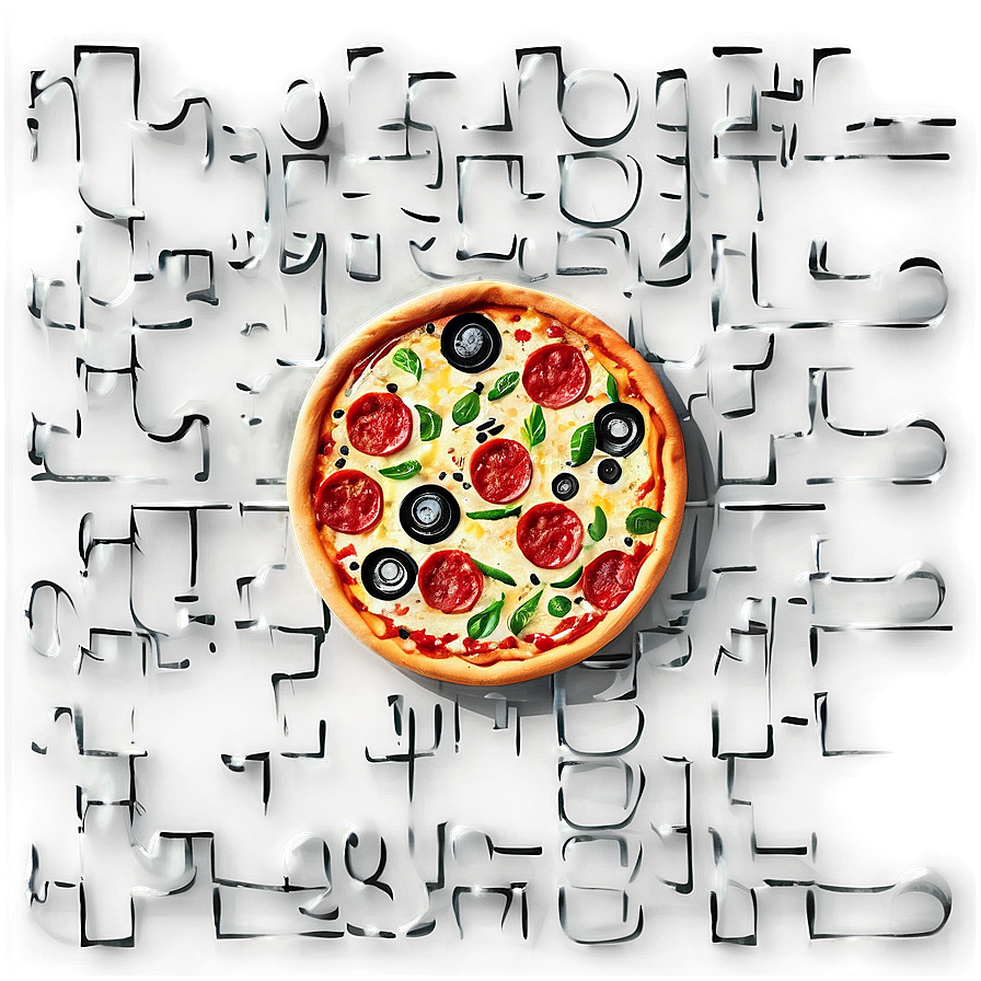 Thin Crust Pizza Vector Png 30 PNG image