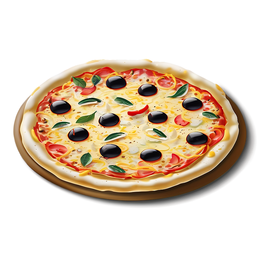 Thin Crust Pizza Vector Png Jos72 PNG image