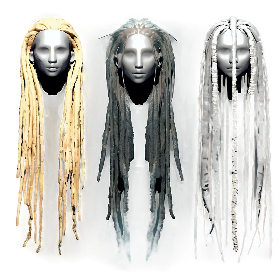 Thin Dreads Collection Png 05242024 PNG image