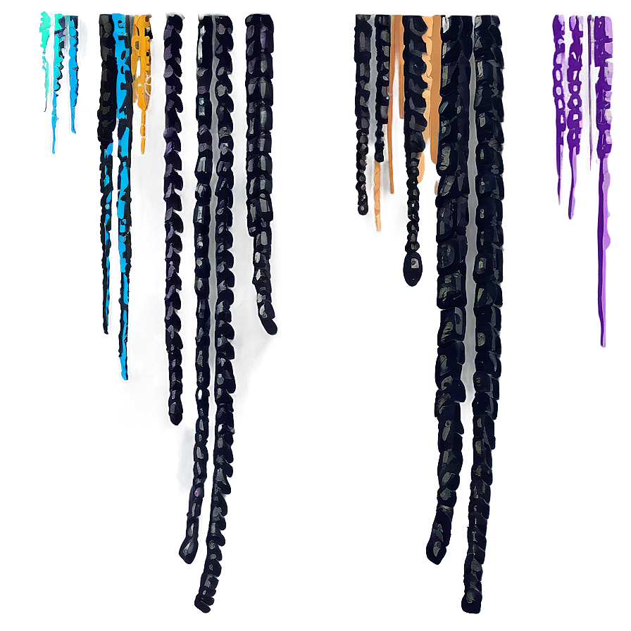 Thin Dreads Collection Png 45 PNG image