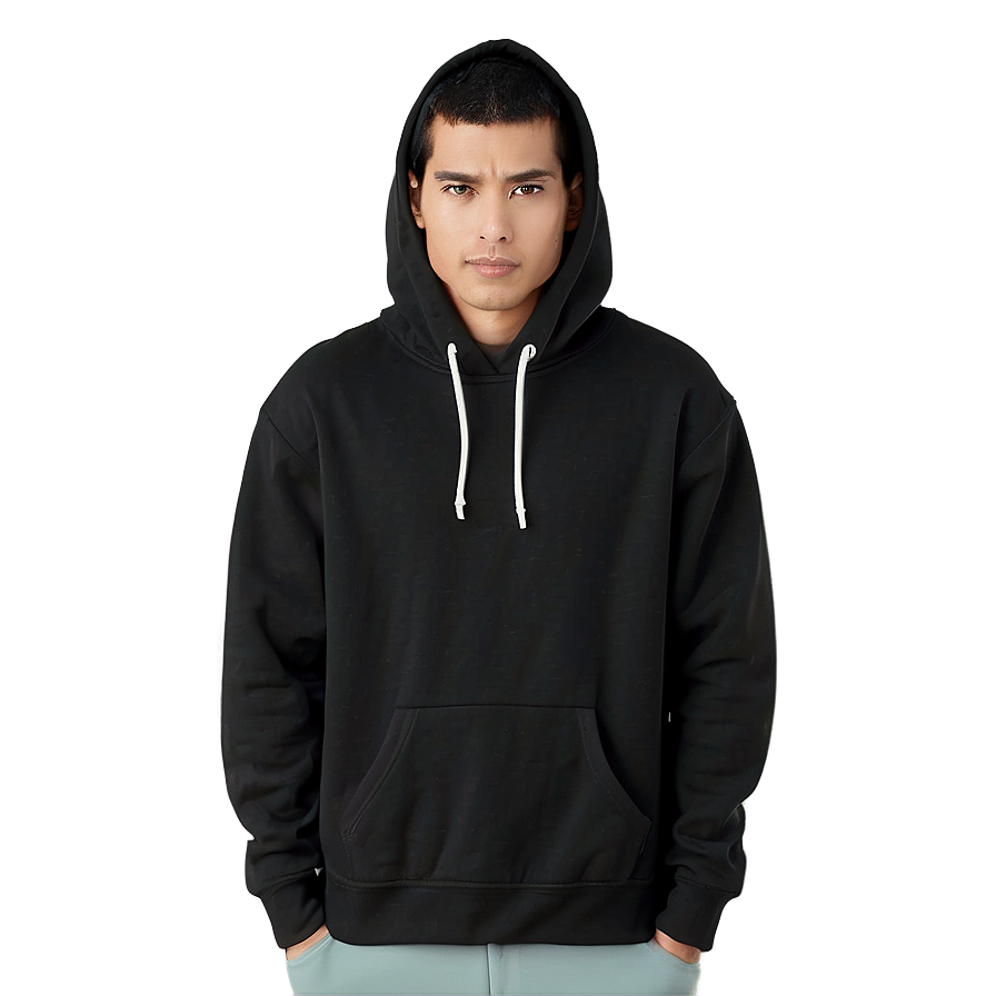 Thin Fabric Black Hoodie Png 66 PNG image