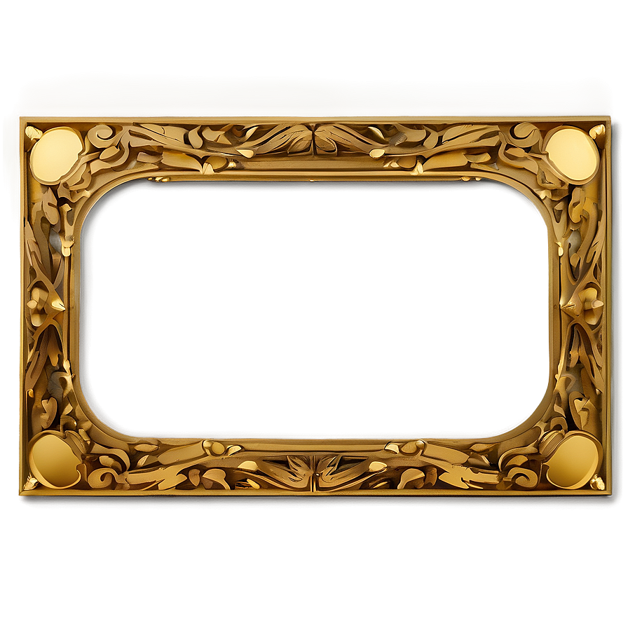 Thin Ornate Frame Png 06272024 PNG image