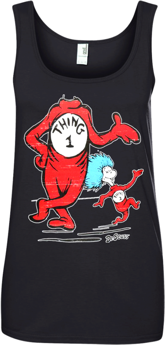 Thing1and Thing2 Tank Top PNG image