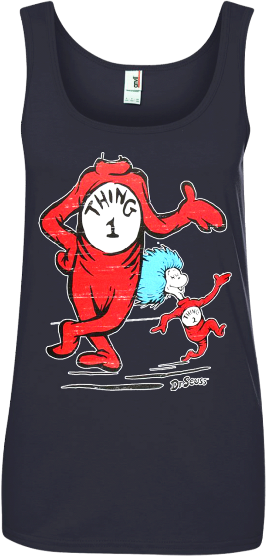 Thing1and Thing2 Tank Top PNG image