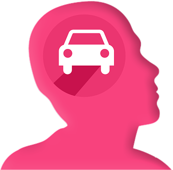 Thinking About Car Icon PNG image