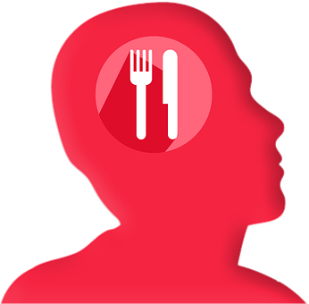 Thinking About Food Icon PNG image