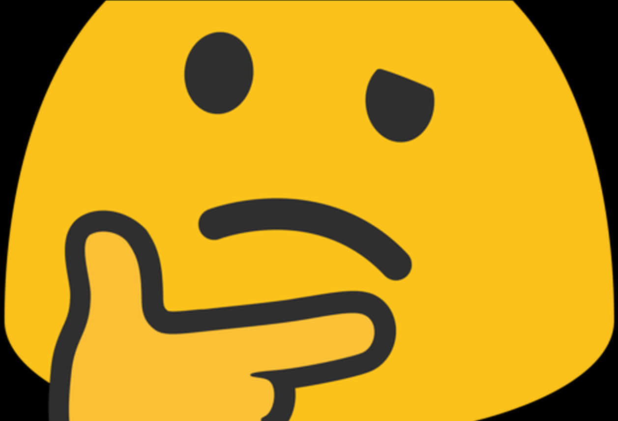 Thinking_ Face_ Emoji PNG image