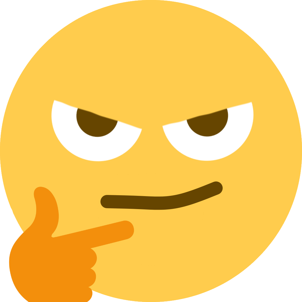 Thinking Face Emoji PNG image