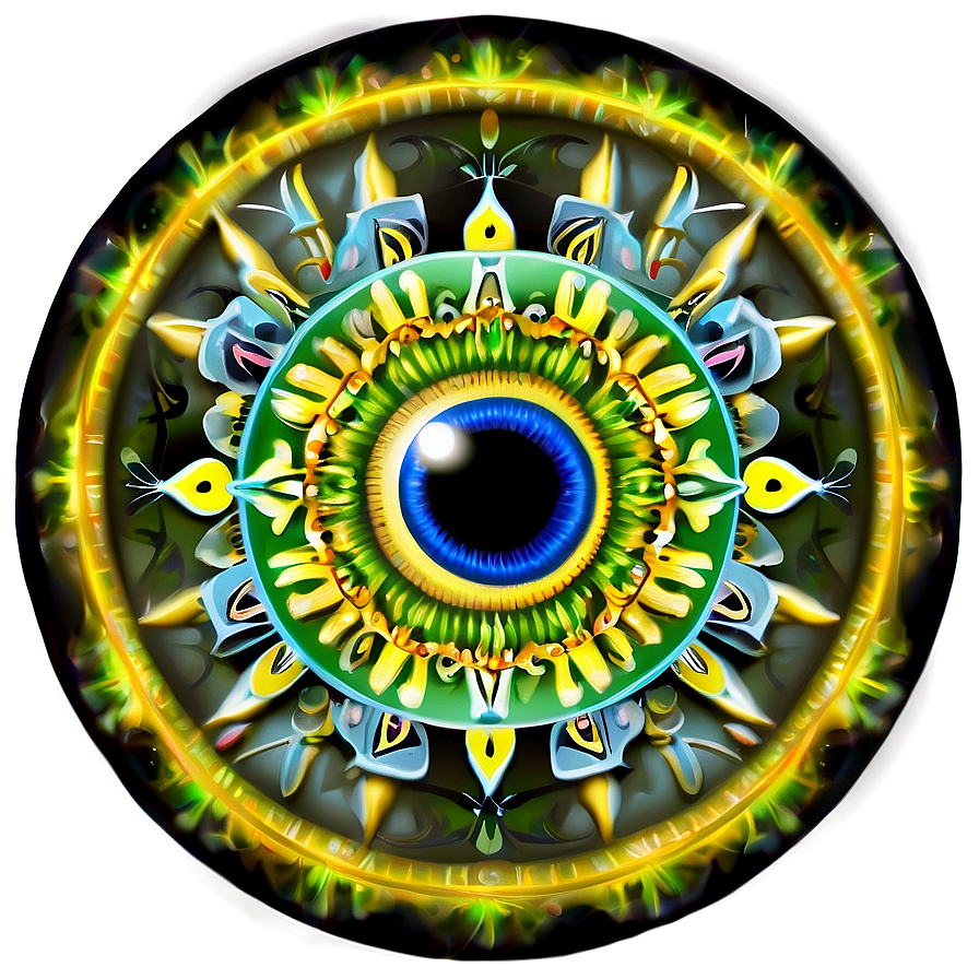 Third Eye Mandala Png 06252024 PNG image