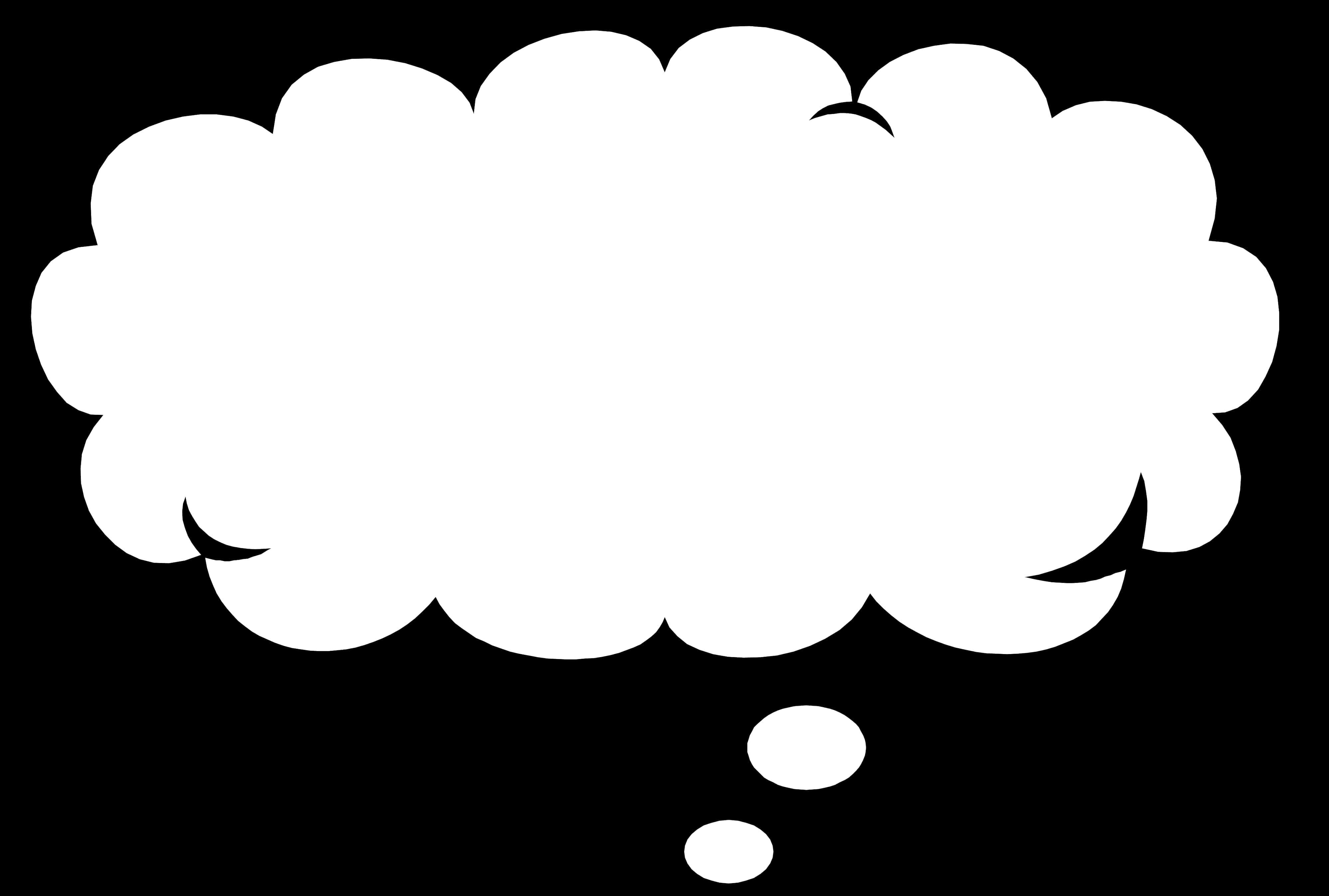 Thought Bubble Graphic PNG image