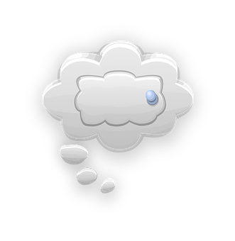 Thought Bubble Icon PNG image