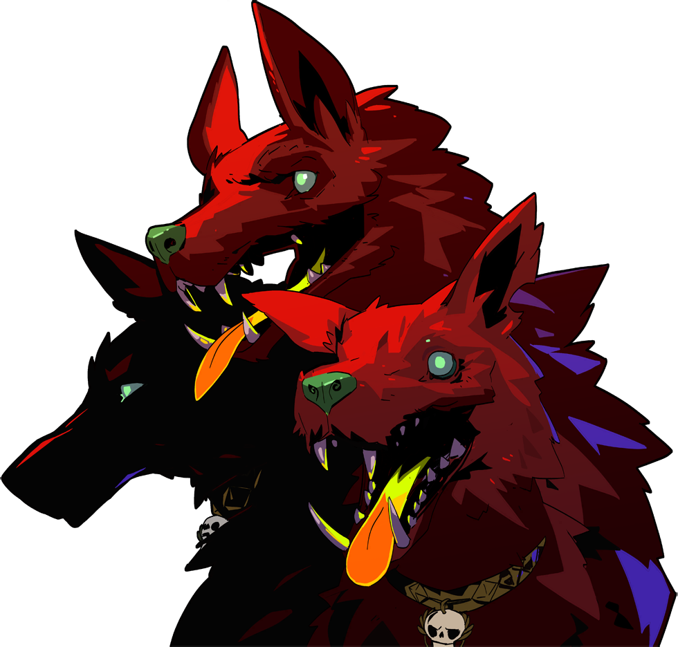 Three Headed Cerberus Artwork Hades PNG image