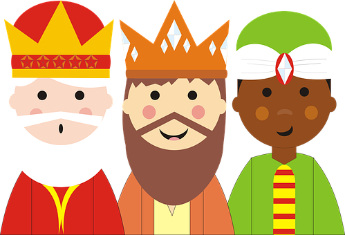 Three Wise Men Cartoon PNG image