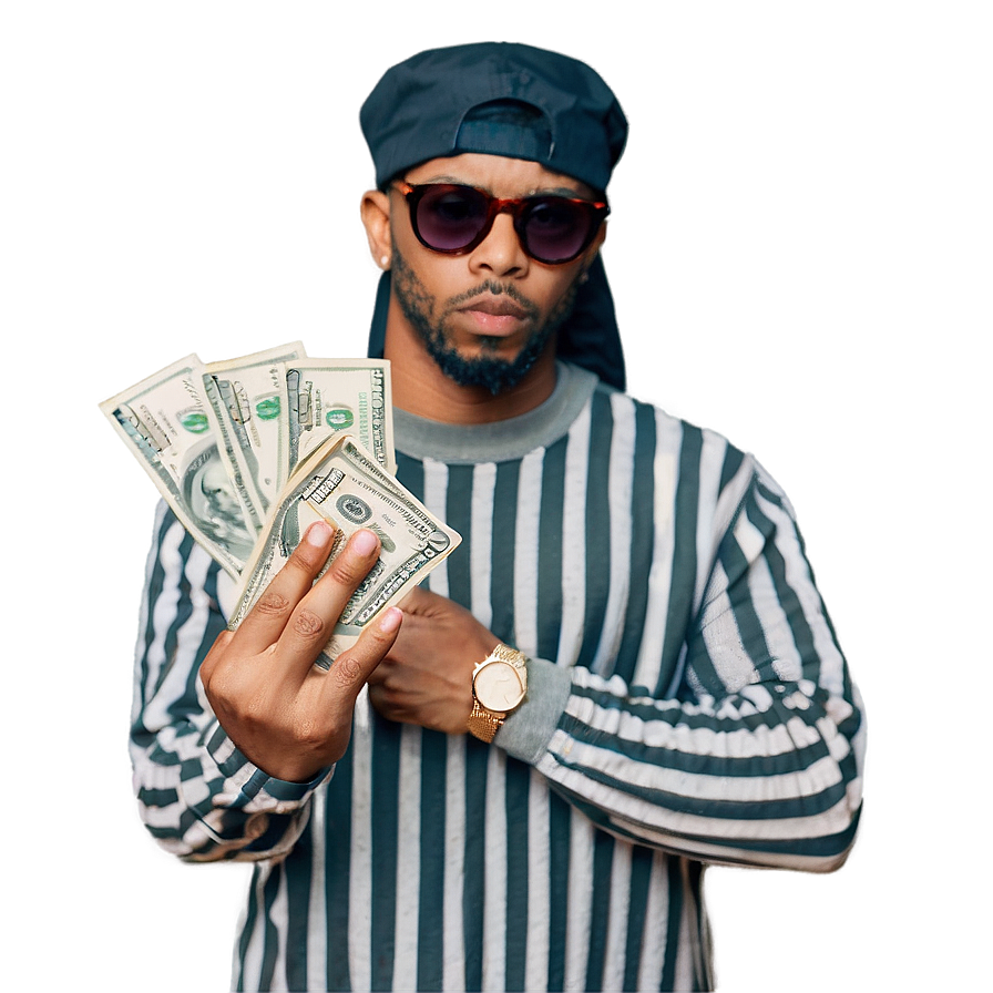 Thug Holding Money Png Lwp91 PNG image