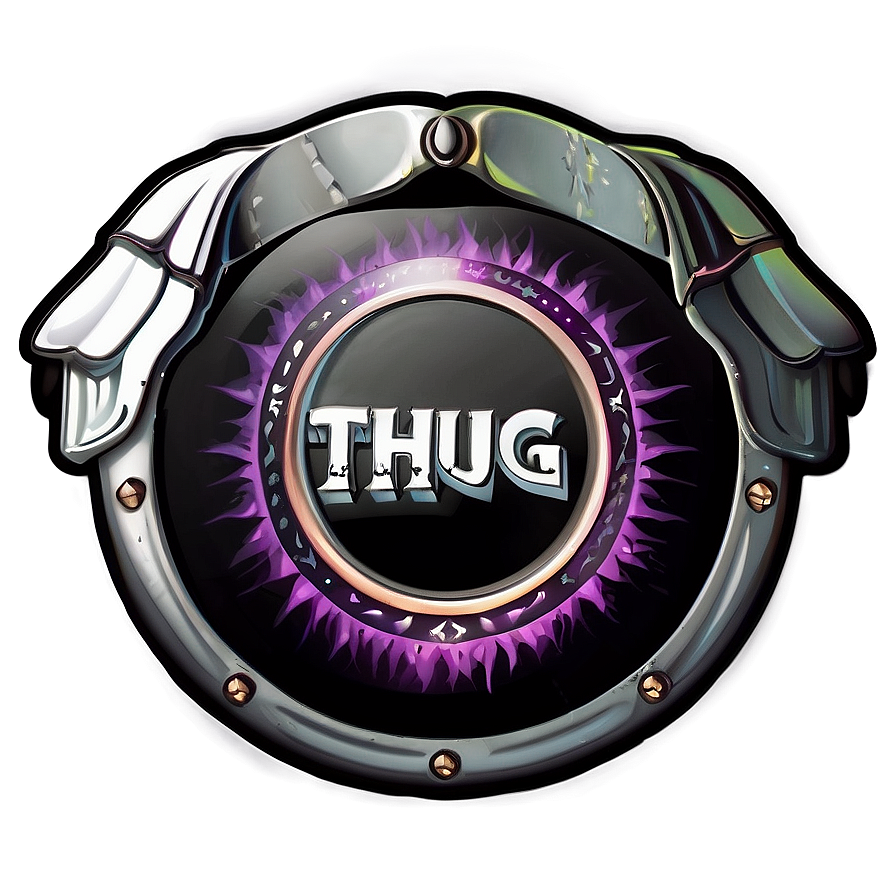 Thug Life Badge Png Mga PNG image