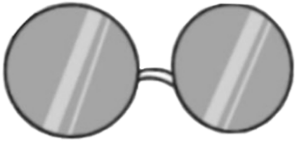 Thug Life Sunglasses Icon PNG image