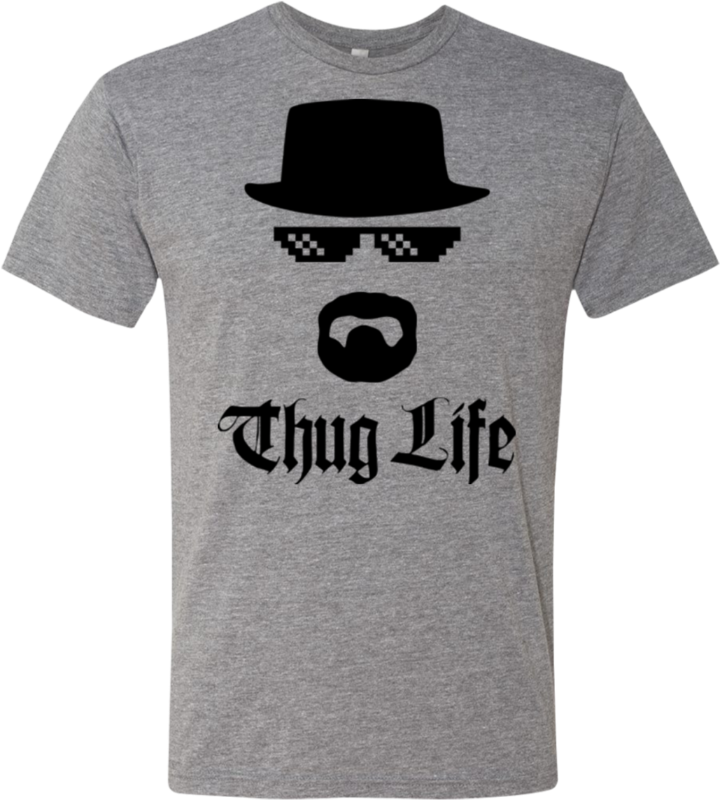 Thug Life T Shirt Design PNG image