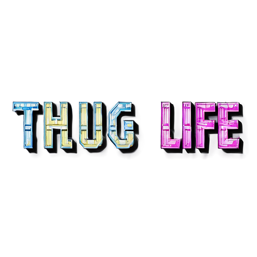 Thug Life Text Png Otc78 PNG image