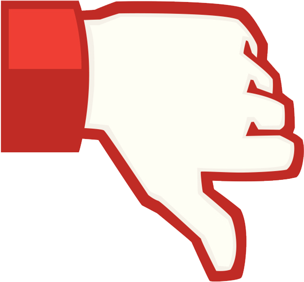 Thumbs Down Gesture Graphic PNG image