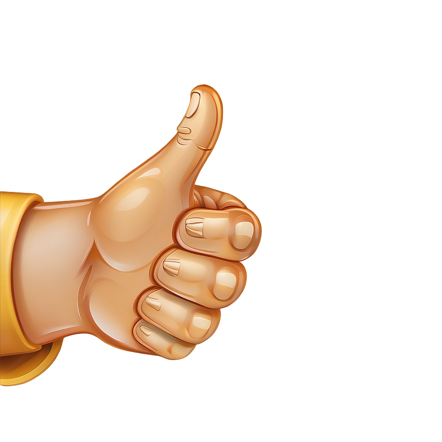 Thumbs Up Confirmation Emoji Png 14 PNG image