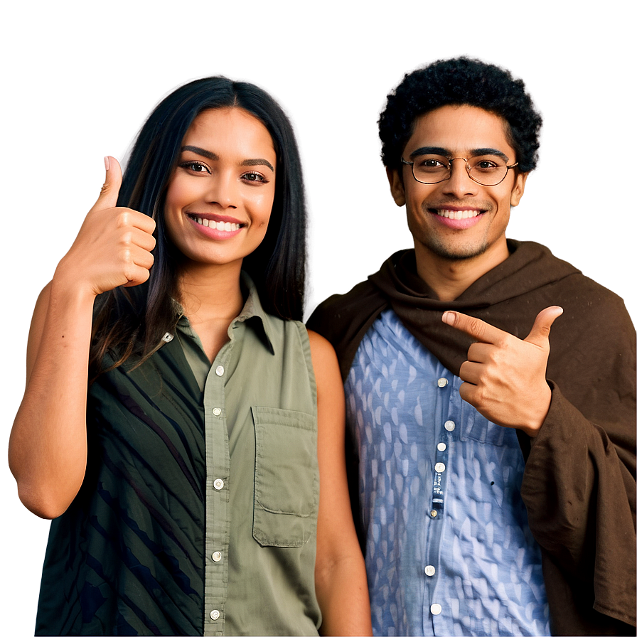 Thumbs Up D PNG image