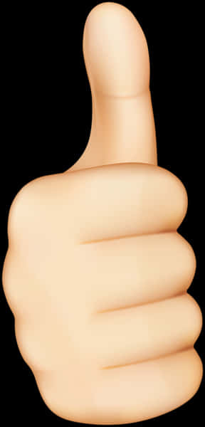 Thumbs Up Emoji Graphic PNG image