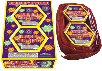 Thunder Strip Firecrackers Packaging PNG image