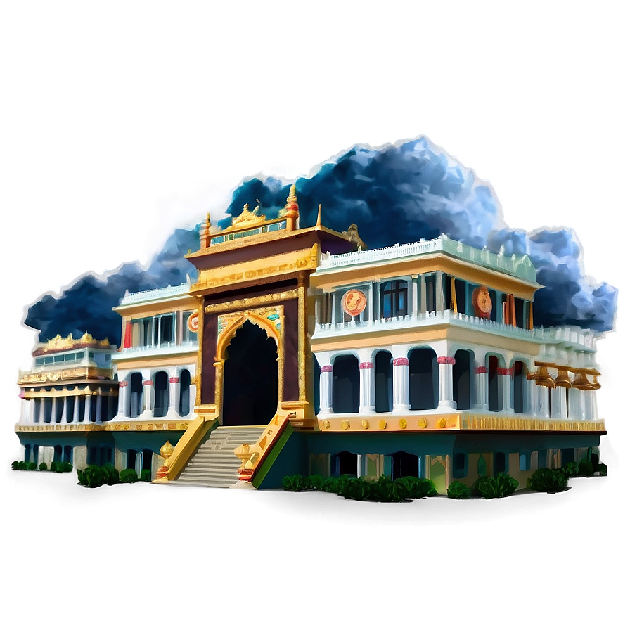 Thunderous Palace Storm Png Qfl61 PNG image