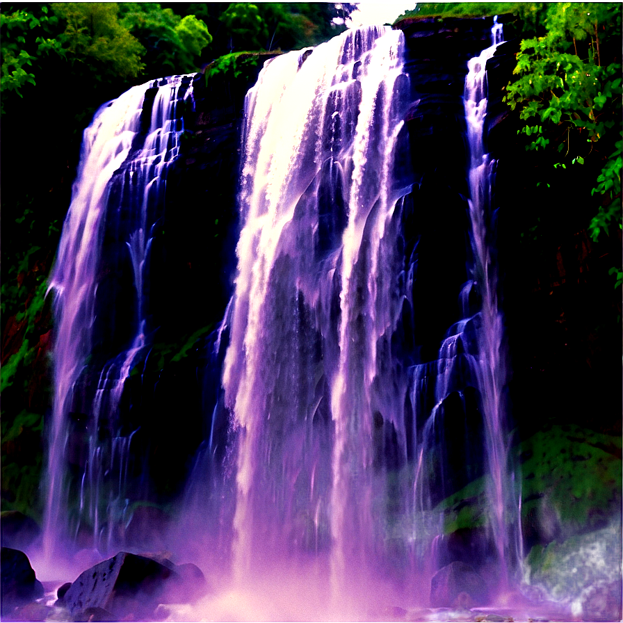 Thunderous Waterfall Sound Png Gua43 PNG image