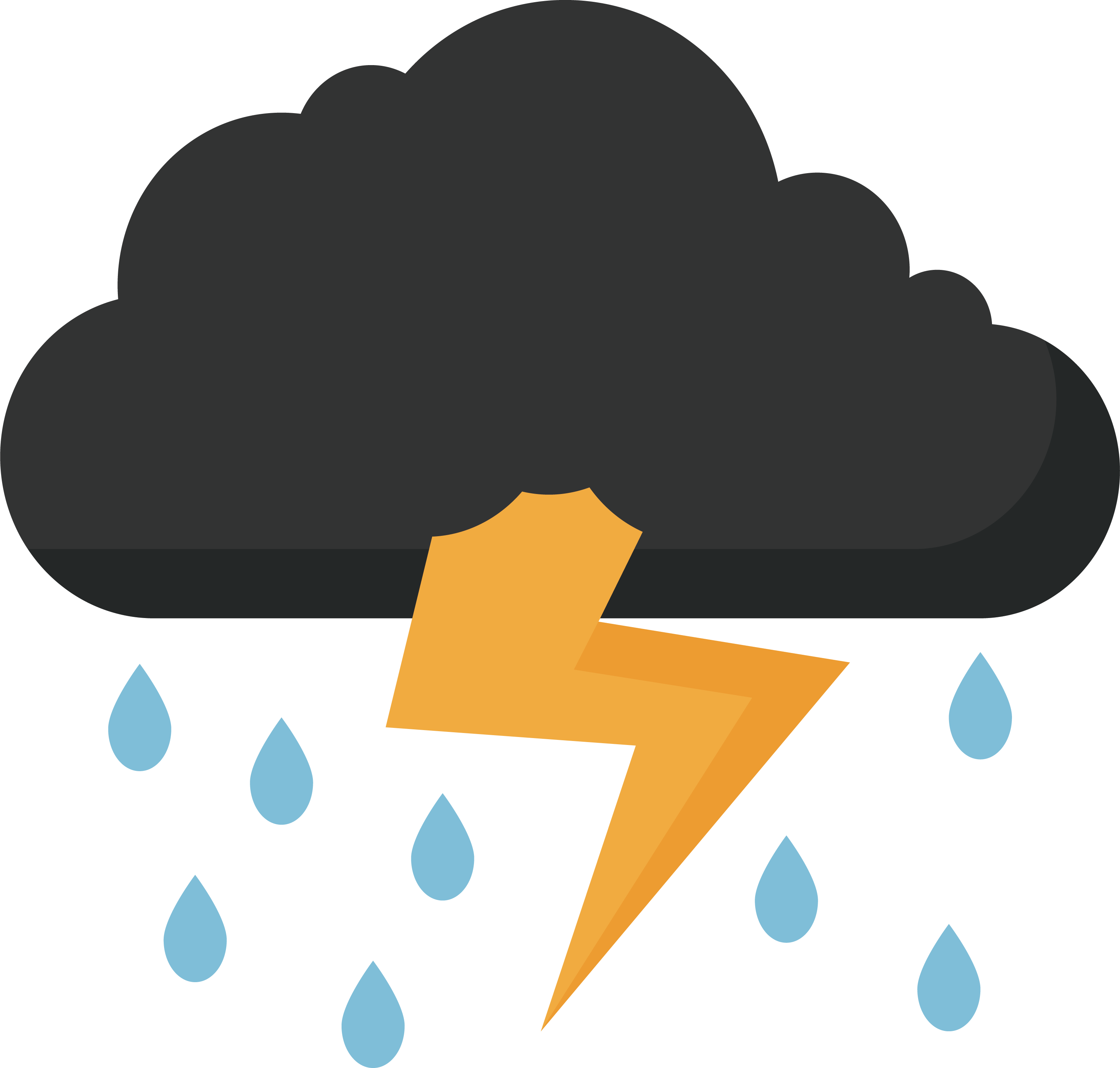 Thunderstorm Icon Graphic PNG image