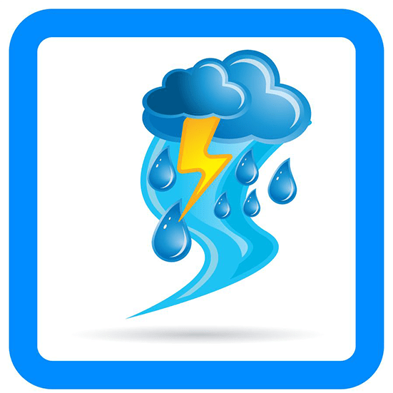 Thunderstorm Weather Icon PNG image