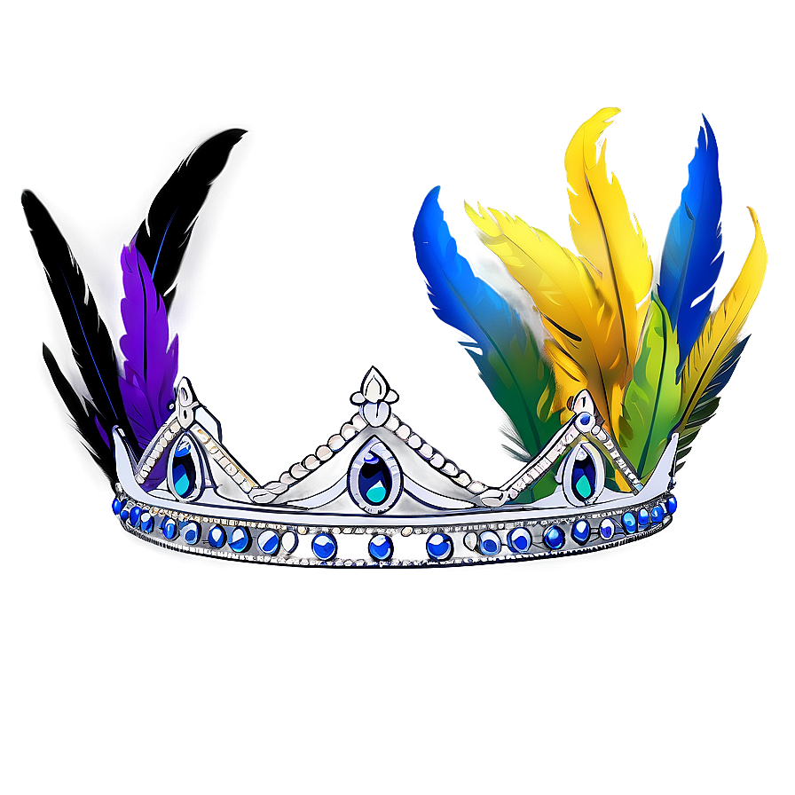 Tiara With Feathers Png 39 PNG image