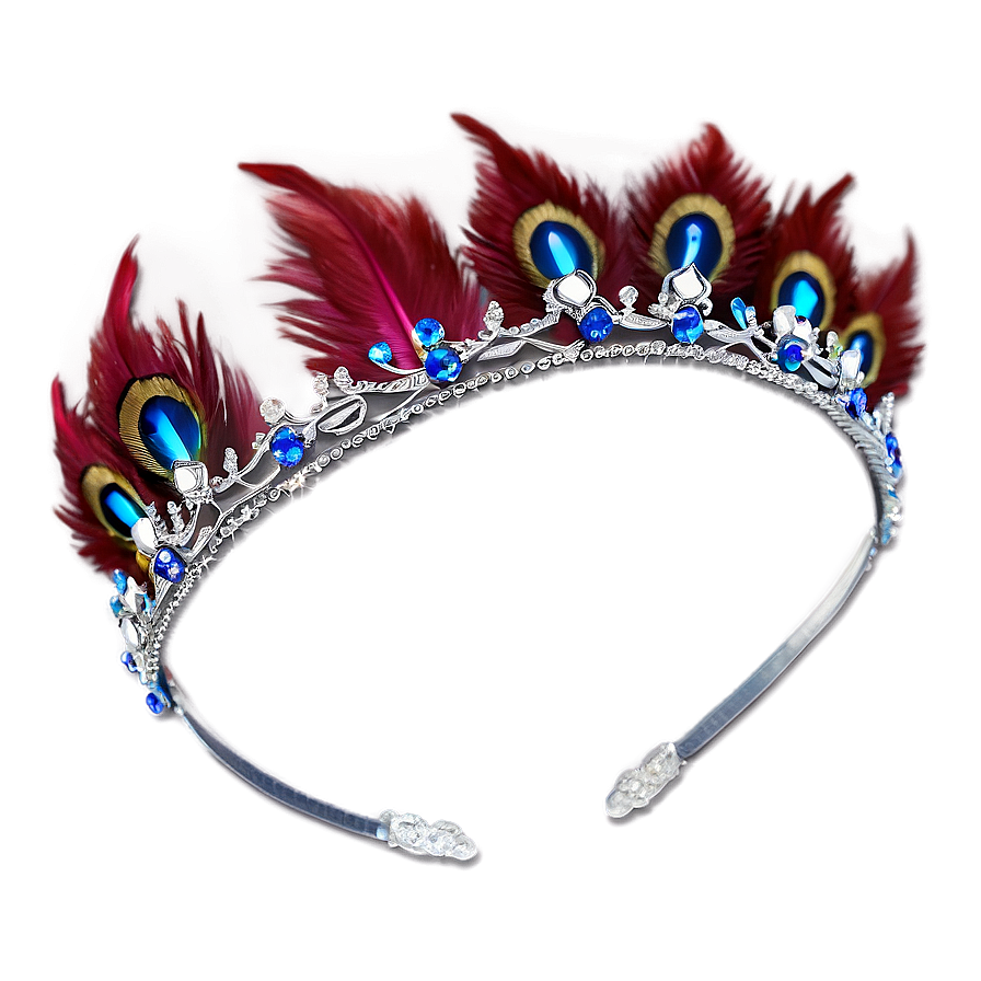 Tiara With Feathers Png Kkk PNG image