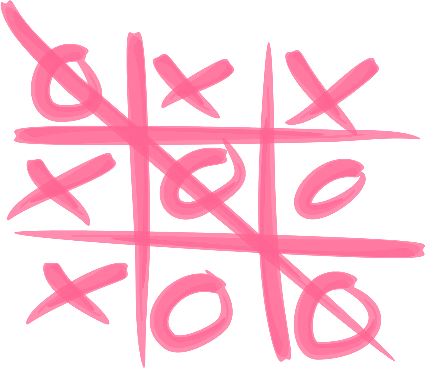 Tic Tac Toe Game Draw PNG image