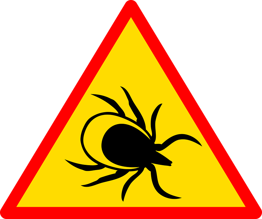Tick Warning Sign PNG image