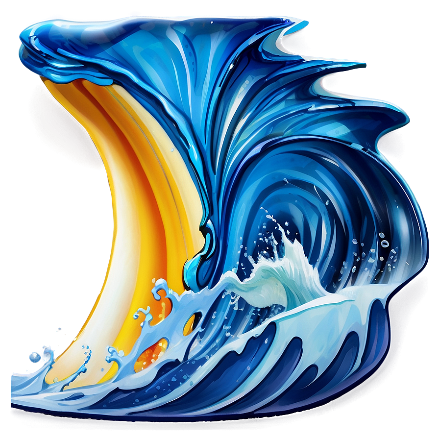 Tidal Wave Splash Png 06252024 PNG image