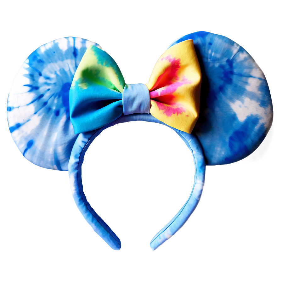 Tie-dye Disney Ears Png Won PNG image