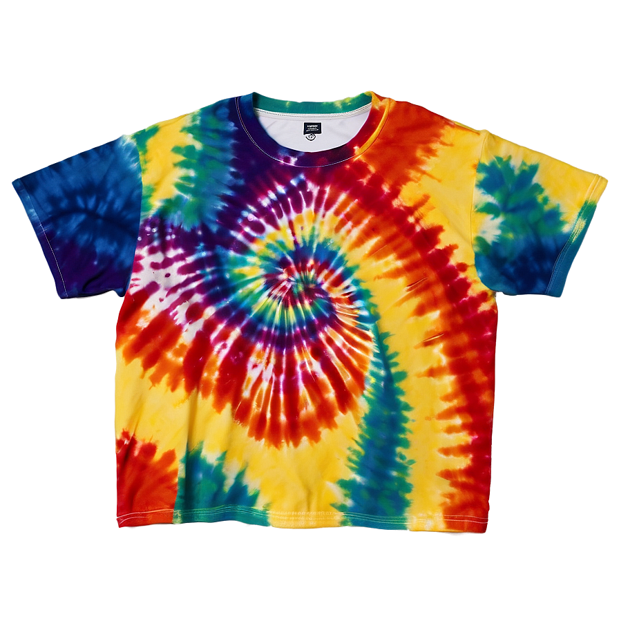 Tie Dye Shirt With Logo Png 06282024 PNG image