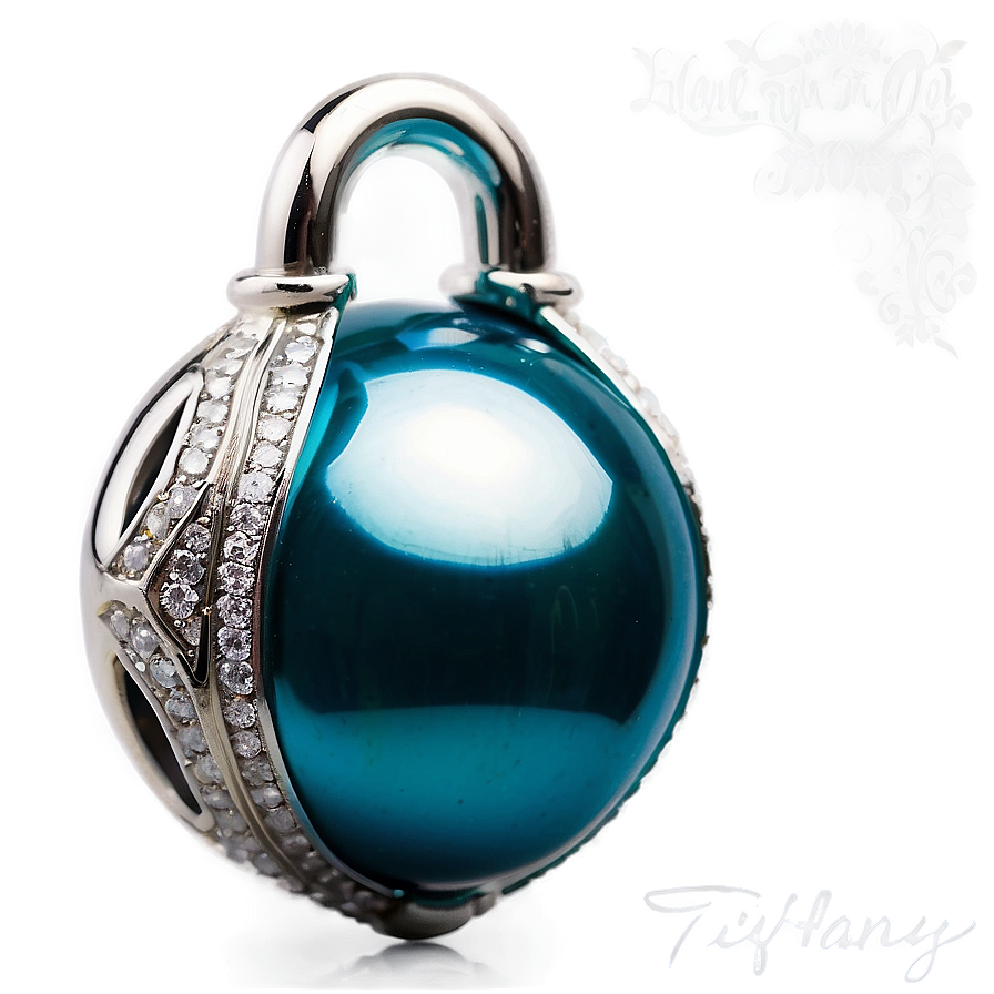 Tiffany City Hardwear Ball Pendant Png 06242024 PNG image