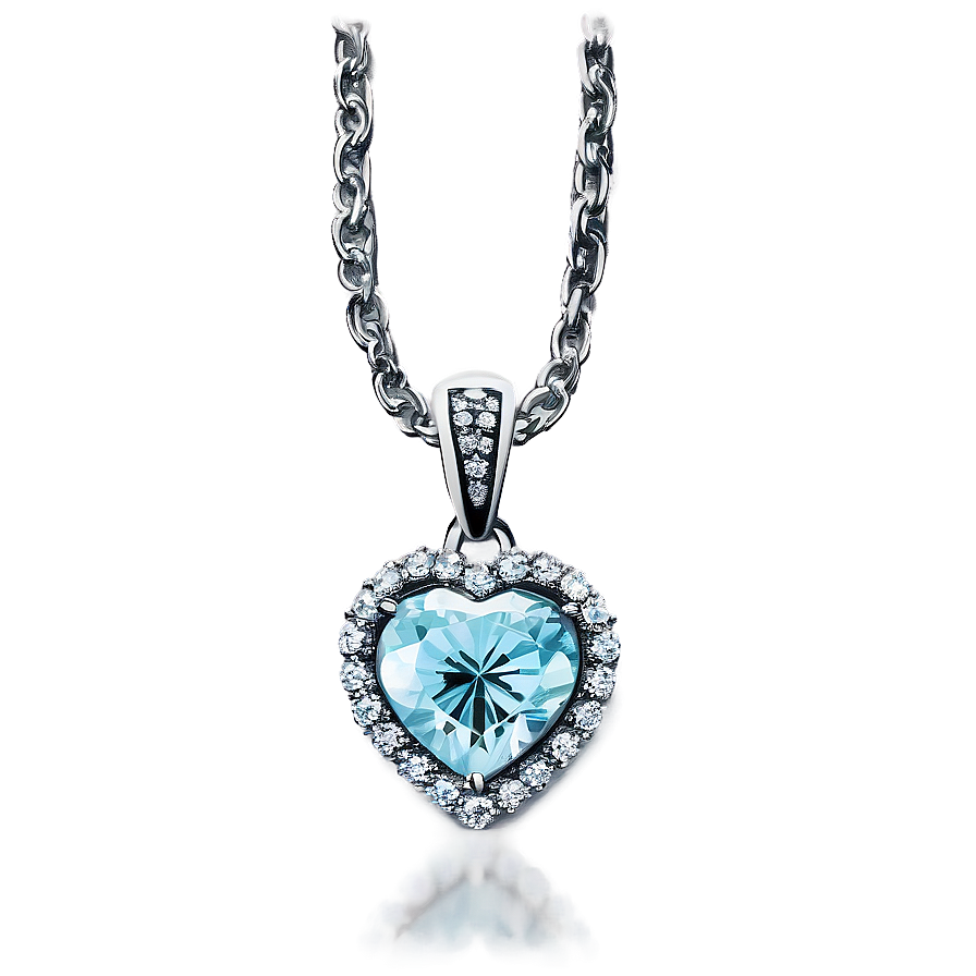 Tiffany Heart Necklace Png Jjw73 PNG image