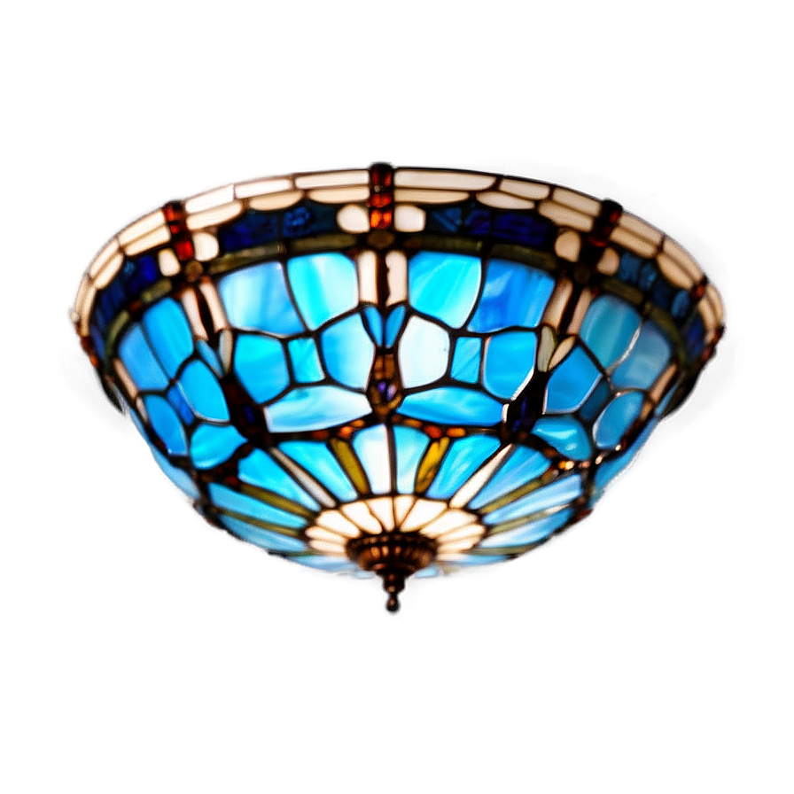 Tiffany Style Ceiling Light Png Shh PNG image