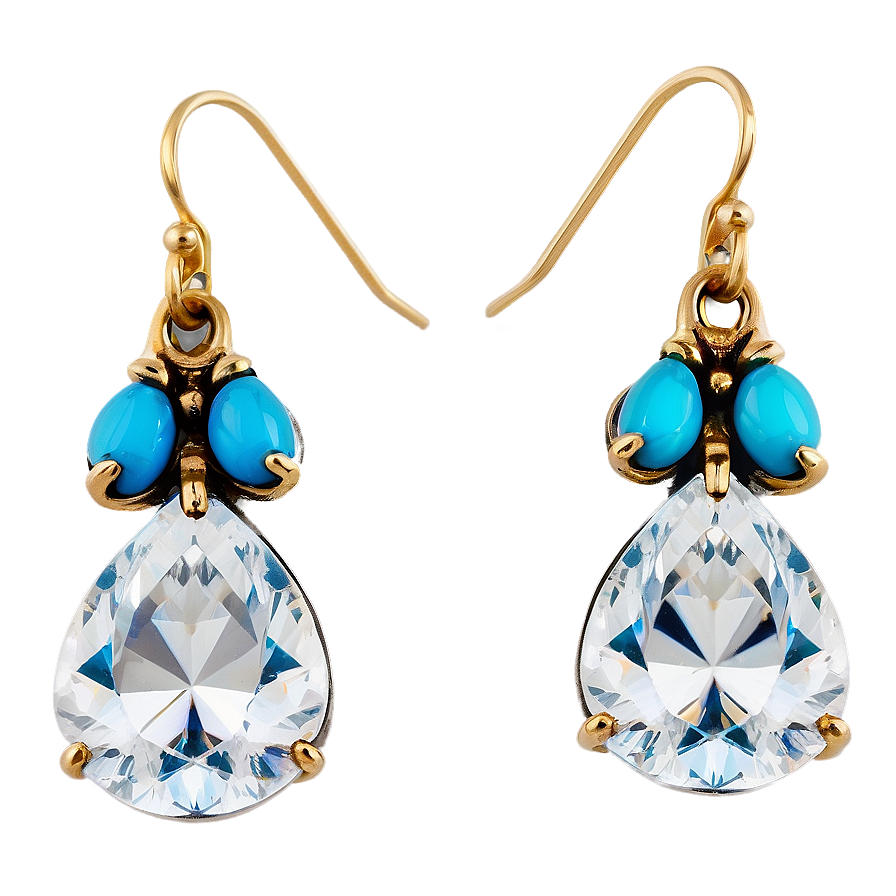 Tiffany Teardrop Earrings Png 45 PNG image