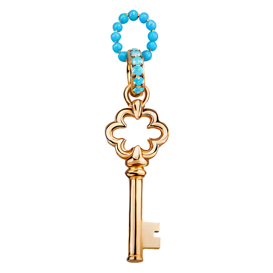 Tiffany Victoria Key Pendant Png 06242024 PNG image