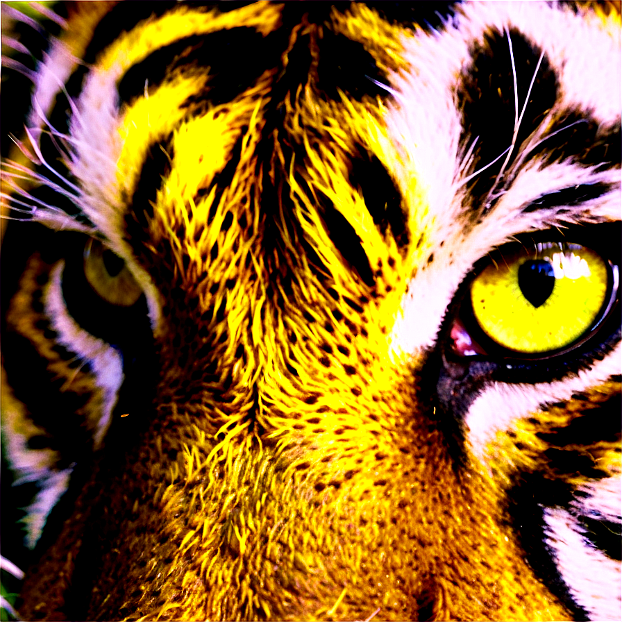 Tiger Eyes In The Jungle Png 21 PNG image