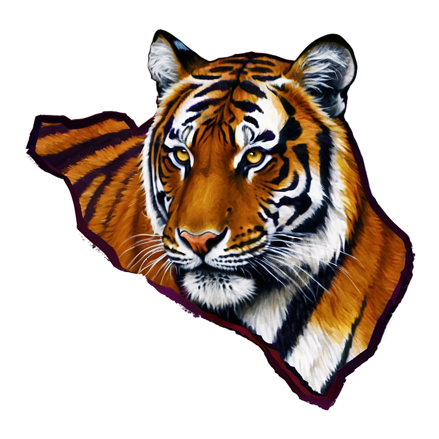 Tiger Face D PNG image