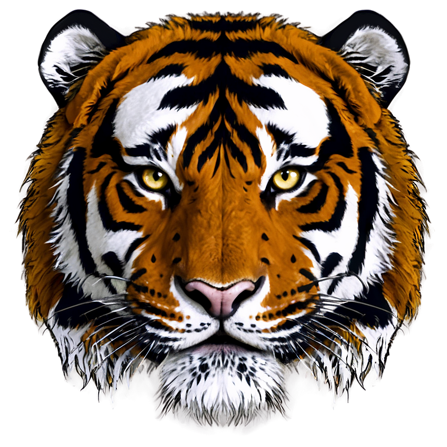 Tiger Face In Detail Png 06252024 PNG image